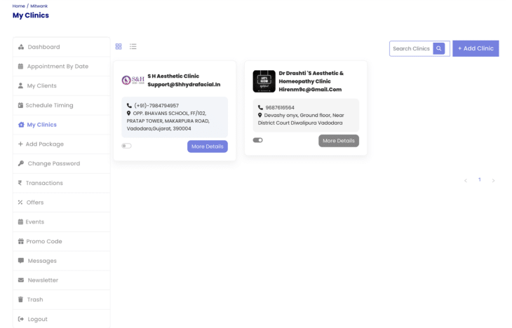 Doctor/Staff - Profiles